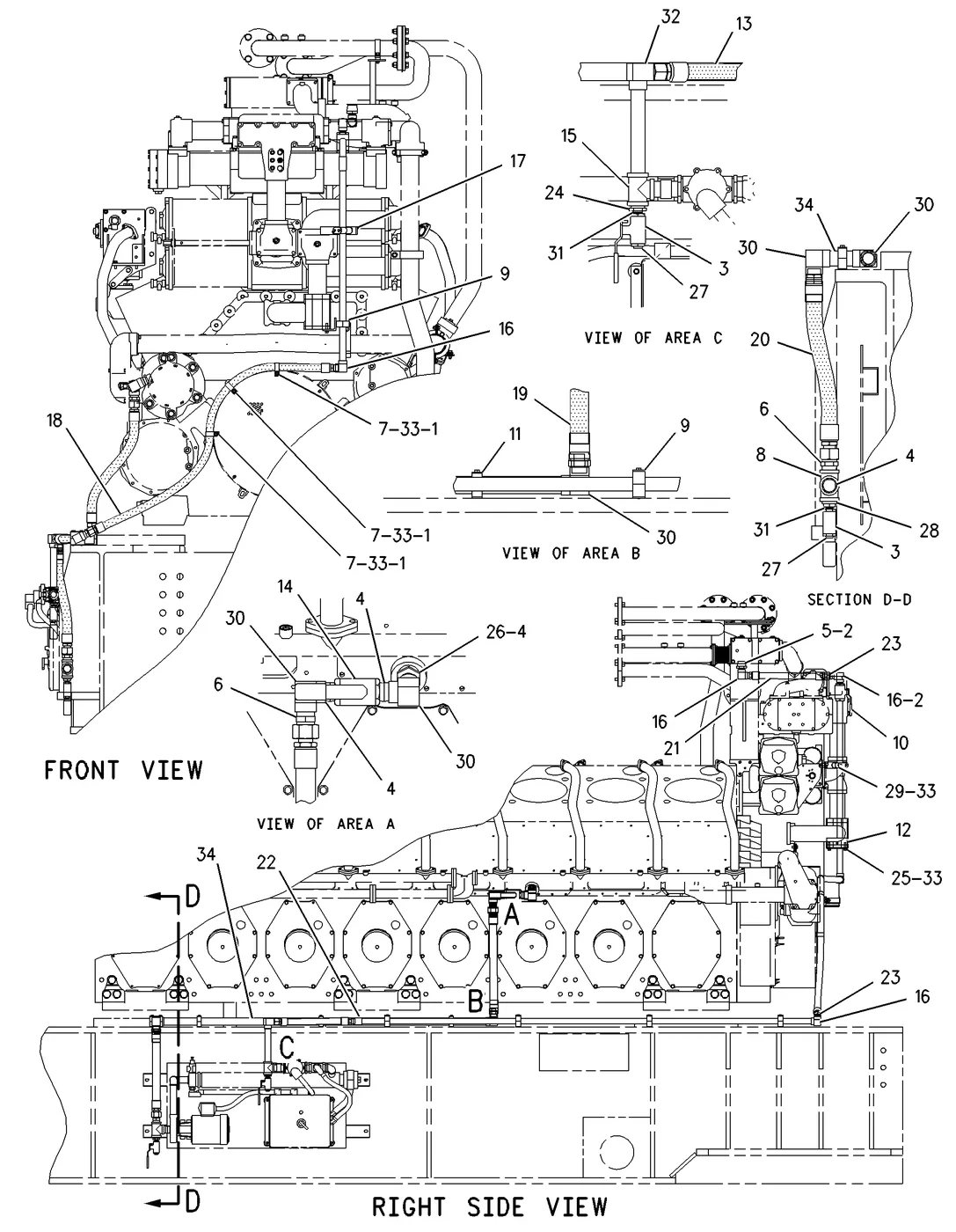 G3616 · ELECTRICAL AND STARTING SYSTEM · 207-8269 CAT parts diagram