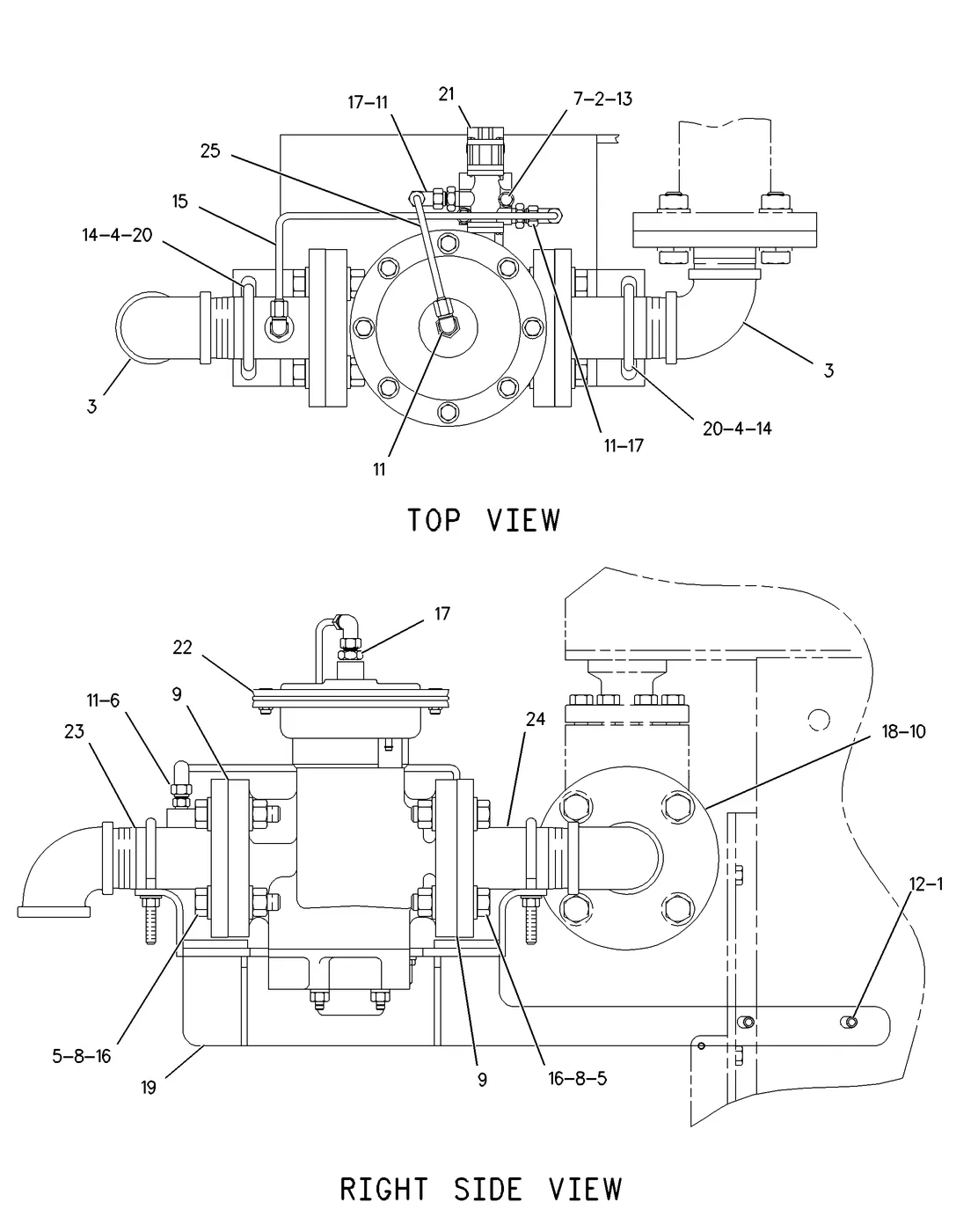 G3616 · ELECTRICAL AND STARTING SYSTEM · 119-4715 CAT parts diagram